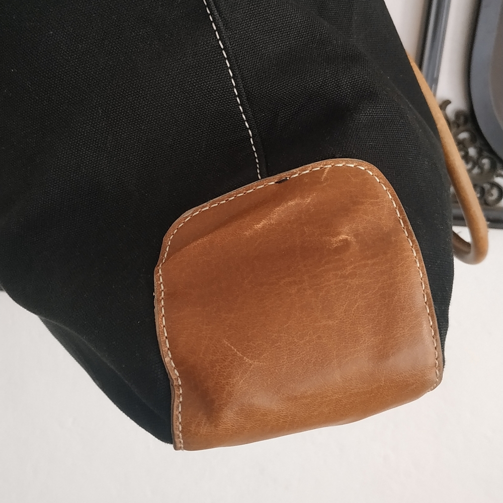 GAP Giant Black Canvas Tote Bag (Coded) - Picture 4 of 9